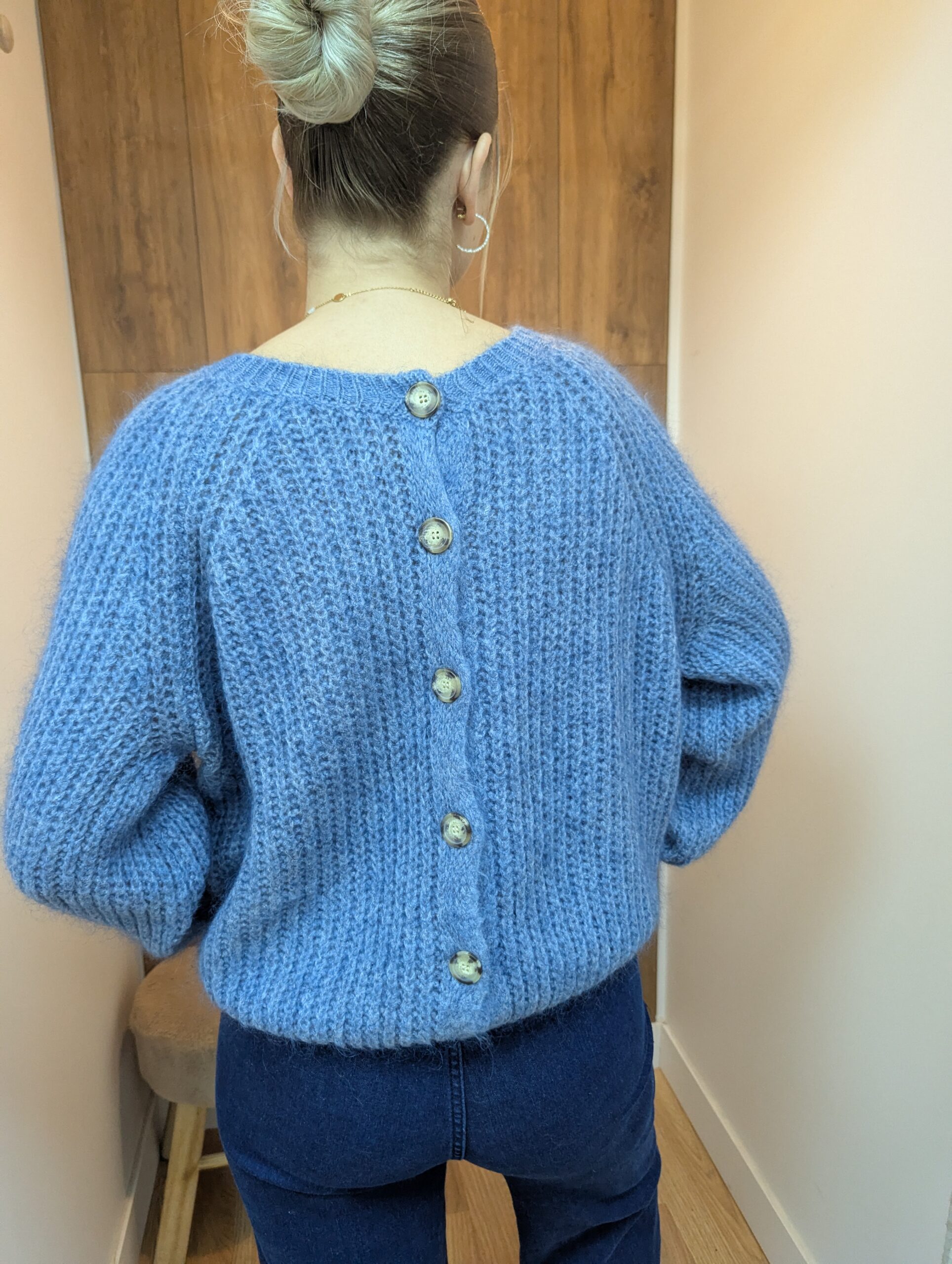 Gilet Alba couleur bleu de la marque ycoo Paris