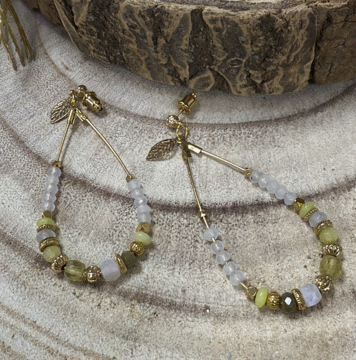 Boucles d'oreilles Cécilia en Citrine