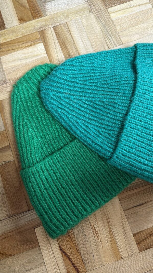 bonnet turquoise polyester recyclé